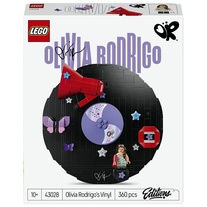 Lego 43028 Editions Music Vinile di Olivia Rodrigo 360 pezzi (17x18x9 cm) colore Multicolore