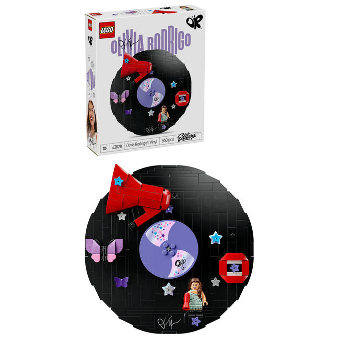 Lego 43028 Editions Music Vinile di Olivia Rodrigo 360 pezzi (17x18x9 cm) colore Multicolore