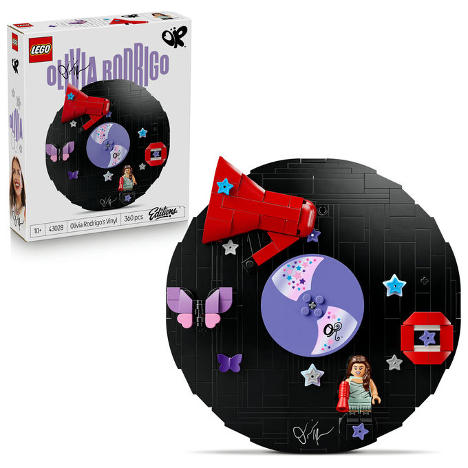 Lego 43028 Editions Music Vinile di Olivia Rodrigo 360 pezzi (17x18x9 cm) colore Multicolore