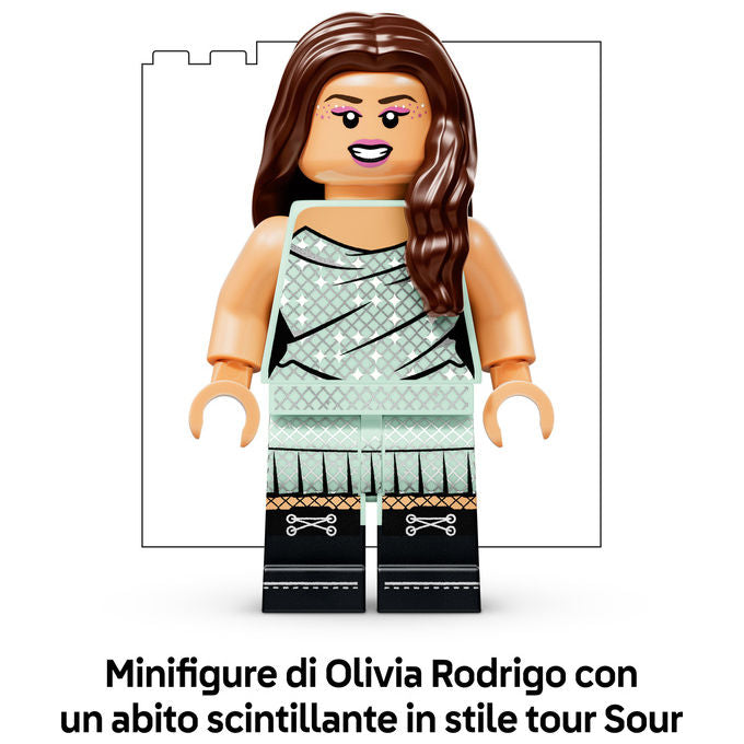 Lego 43028 Editions Music Vinile di Olivia Rodrigo 360 pezzi (17x18x9 cm) colore Multicolore