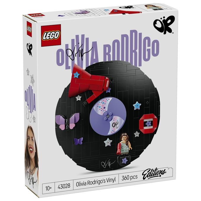 Lego 43028 Editions Music Vinile di Olivia Rodrigo 360 pezzi (17x18x9 cm) colore Multicolore