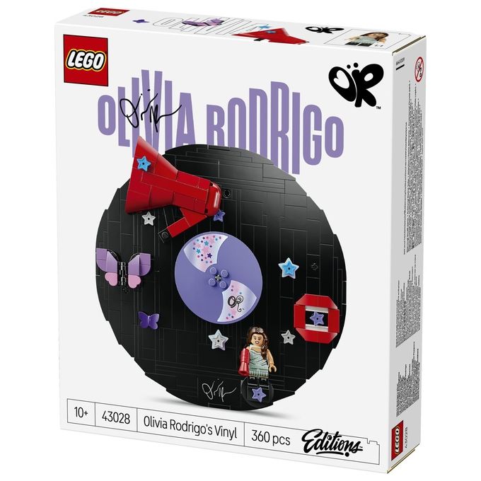 Lego 43028 Editions Music Vinile di Olivia Rodrigo 360 pezzi (17x18x9 cm) colore Multicolore