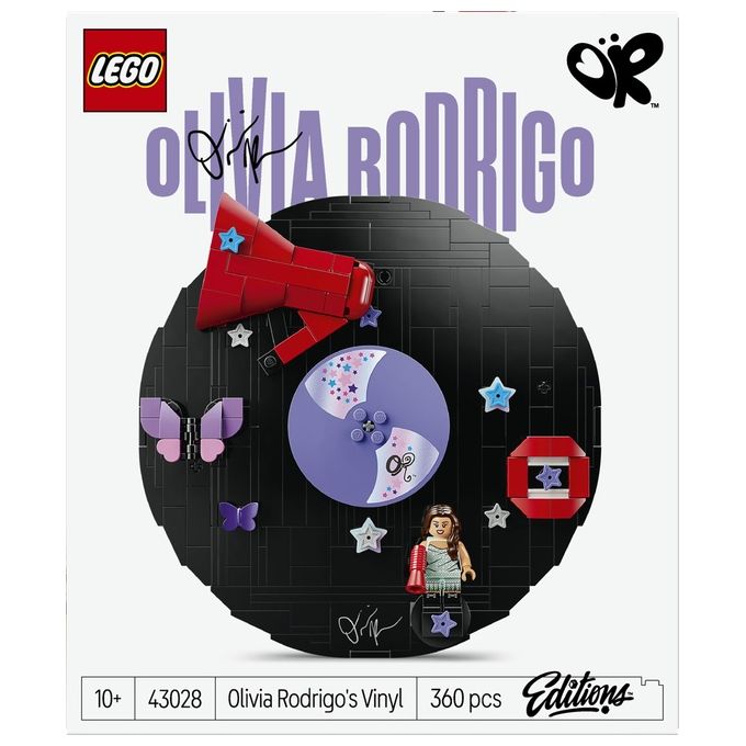Lego 43028 Editions Music Vinile di Olivia Rodrigo 360 pezzi (17x18x9 cm) colore Multicolore