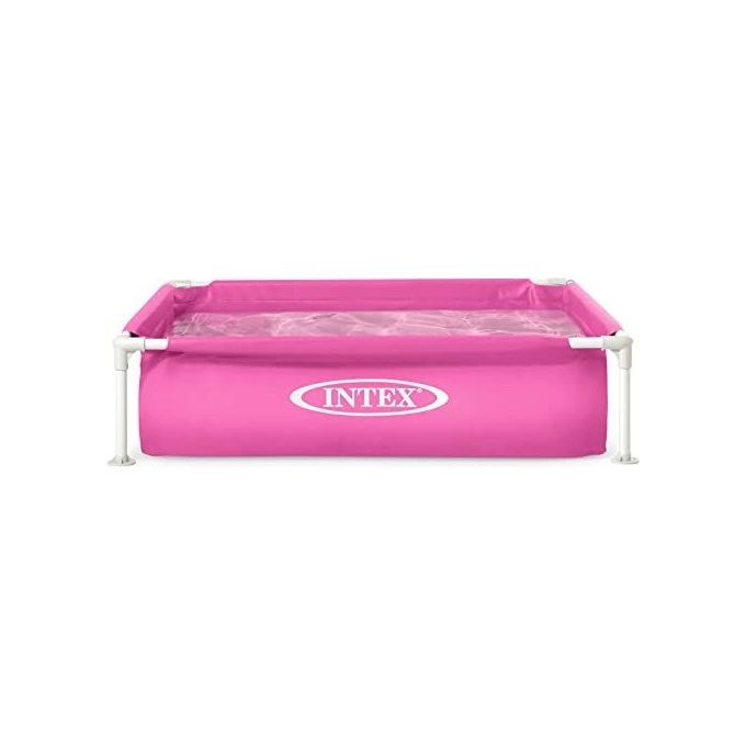 Intex 57172 Piscina Quadrata Mini Frame Fucsia 122x122x30cm