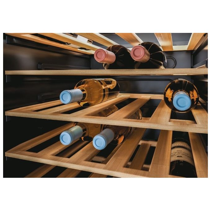 Candy Cantinetta CWC 150 MHF Cantinetta Vino 41 Bottiglie, Classe G, 6 Ripiani, Nero a Libera Installazione
