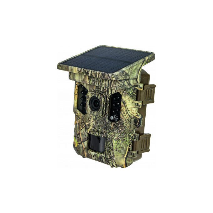 Braun 57646 Scouting Cam Black300 WiFi Solar 4K Mini Telecamera per Sorveglianza con Sensore CMOS Risoluzione 32 MP Video 4K Connessione Wi-Fi Pannello Solare Memoria microSD fino a 256 GB colore Mimetico