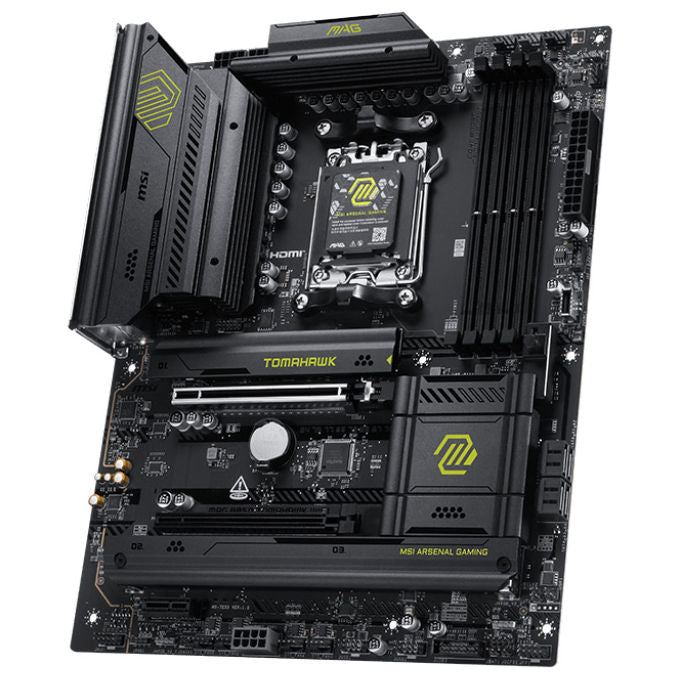 MSI MAG B850 TOMAHAWK WIFI Scheda madre ATX AMD B850 Socket AM5 DDR5 fino a 8200 MHz Wi-Fi 7 5GbE colore Nero