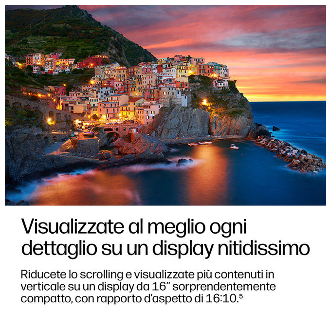 HP DQ6N4AT ProBook 4 G2i Computer portatile Intel Core 7 350 16 GB LPDDR5x 512 GB SSD Wi-Fi 7 Windows 11 Pro colore Argento