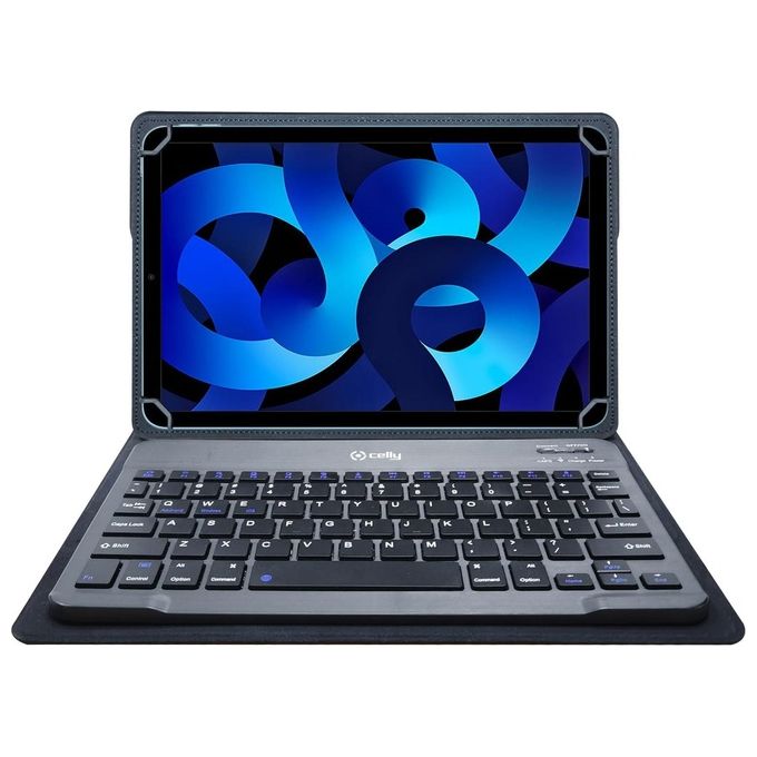 Celly UNIFOLIOTAB11TU Custodia con tastiera per tablet universale colore Nero