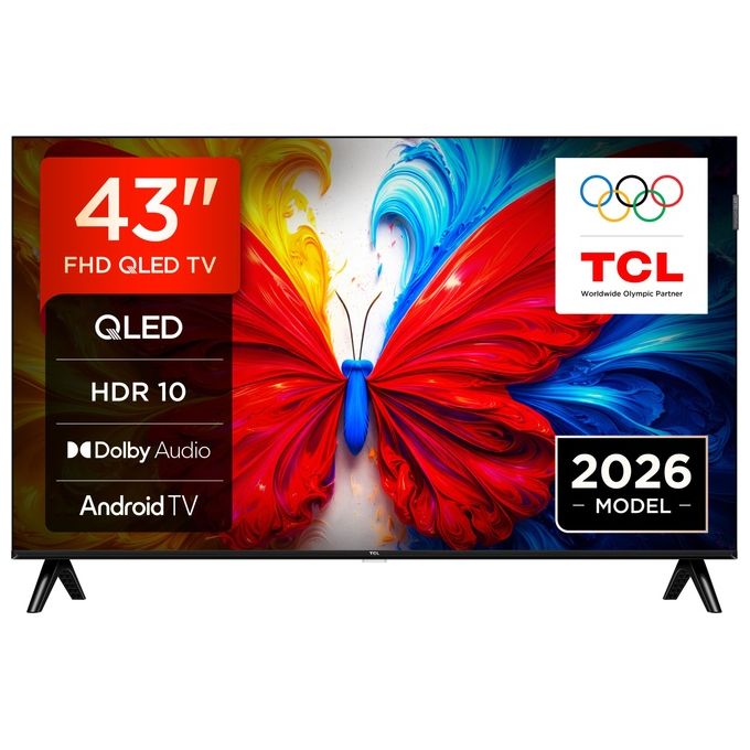 TCL 43S5L QLED 43 Full HD Android TV colore Nero