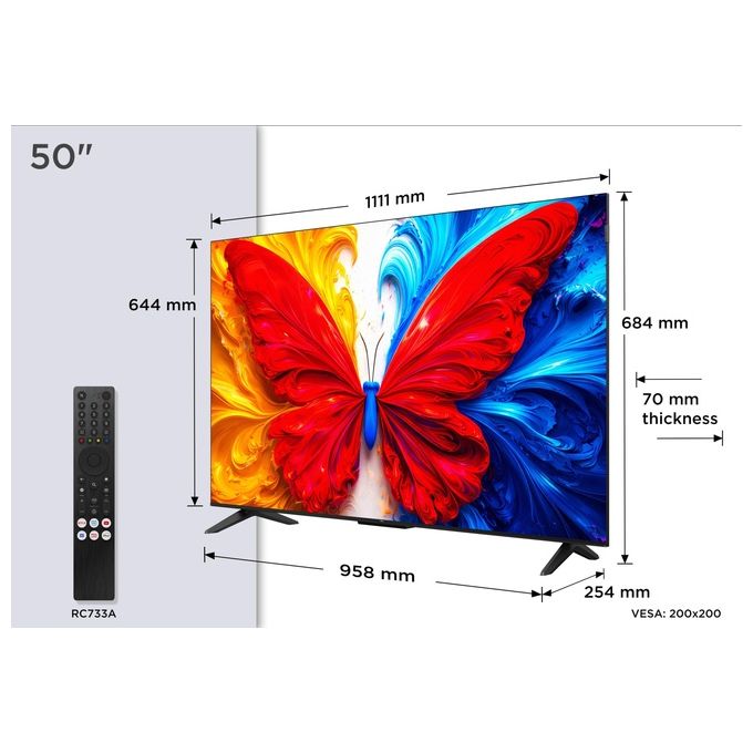 TCL 43S5L QLED 43 Full HD Android TV colore Nero