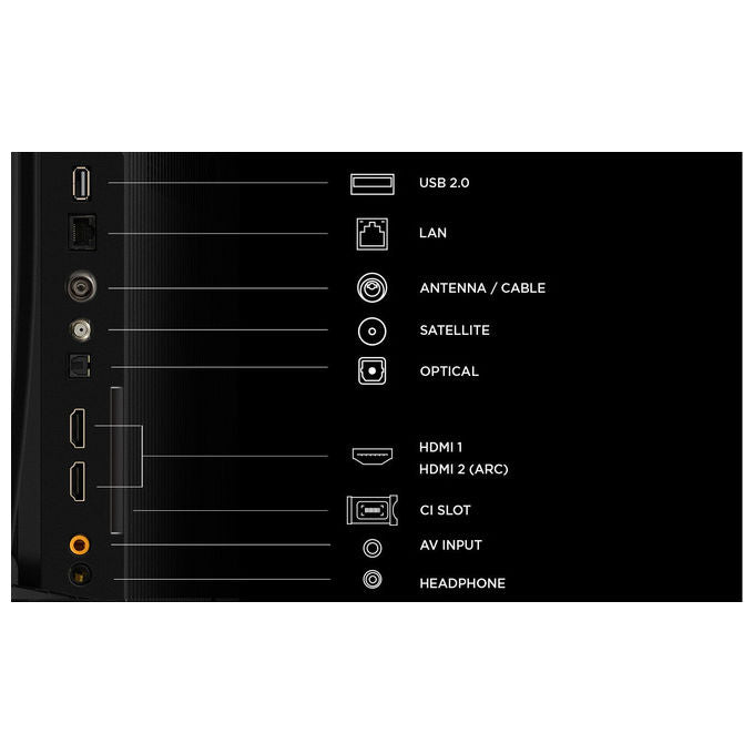 TCL 43S5L QLED 43 Full HD Android TV colore Nero