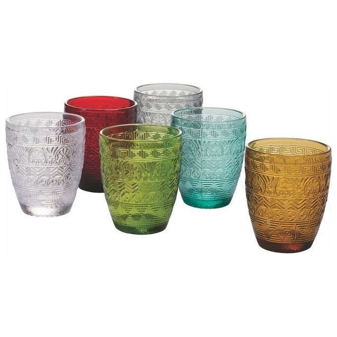 VDE Tivoli 1996 Mexico Set 6 Bicchieri Acqua 280 Ml