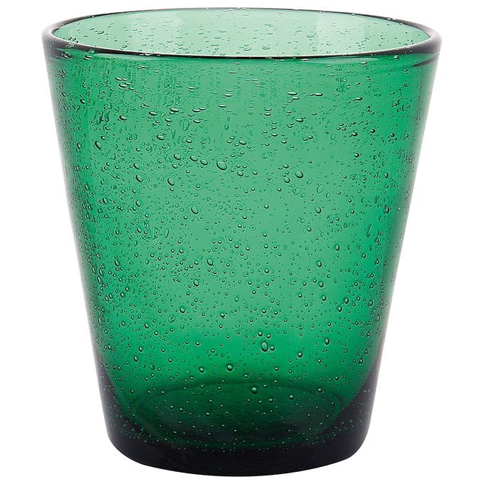 VDE TIVOLI 1996 Set 6 Cancun Satin Bicchiere Acqua In Pasta Di Vetro Soffiato 330 Ml