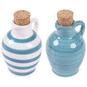 Anfora mini oliera 95 ml in ceramica tappo in sughero, Masseria
