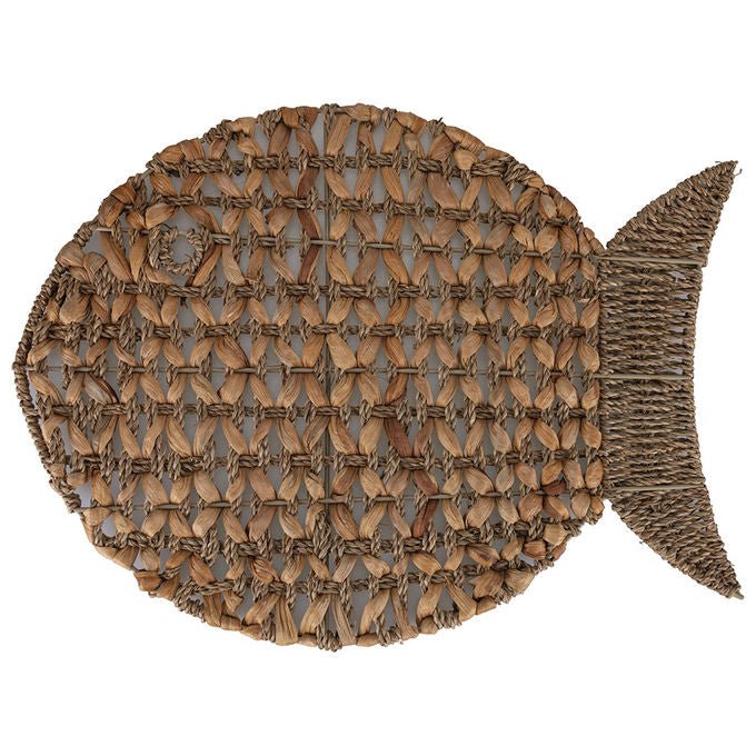 Tovaglietta pesce in fibra naturale, Caraibe