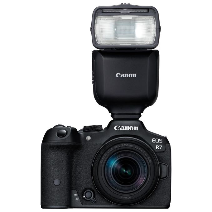 Canon 6579C002 Speedlite EL-10 Flash per Videocamera Numero Guida 40 Wireless Radio fino a 30 m Testa Orientabile 90° Verticale 330° Orizzontale Alimentazione 4 Stilo AA colore Nero