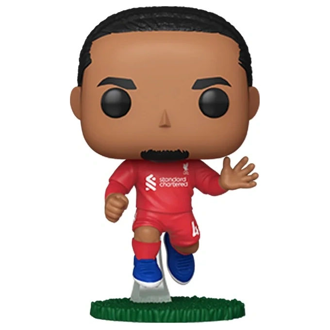 Funko 93707 POP! Football Figura da Collezione in Vinile Virgil Van Dijk Liverpool FC Altezza 10.7 cm colore Multicolore