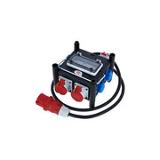 Brennenstuhl BSV5-63AFI Distribuitore di Energia Professionale 400 V 63 A IP44 3x CEE 6x Schuko 230V colore Nero