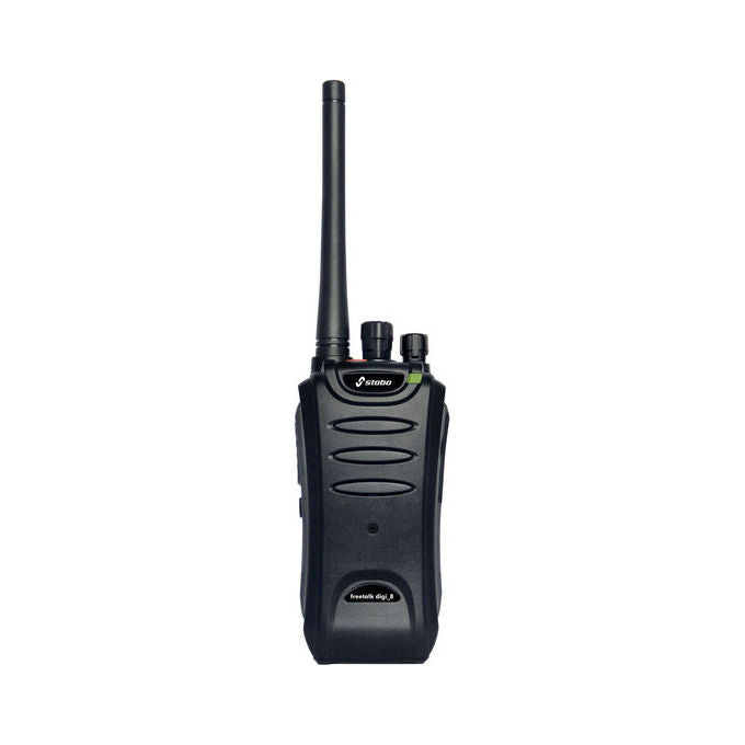 Stabo 20272 freetalk eco_digi Dispositivo Radio 6 canali analogici 6 digitali Frequenza 149 MHz Potenza 1 W IP54 colore Nero