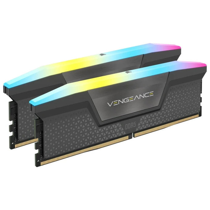 Corsair CMH16GX5M2E6000Z36 Vengeance RGB DDR5 16GB 6000 MHz CL36 colore Grigio