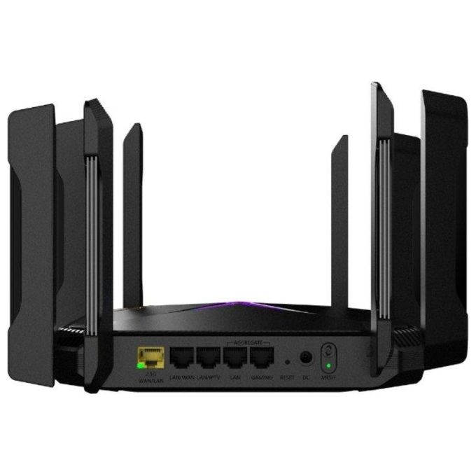 Ruijie RG-EW6000GX Router da tavolo Wi-Fi 6 Dual Band 6000Mbps 4 Porte LAN 2.5GE colore Nero