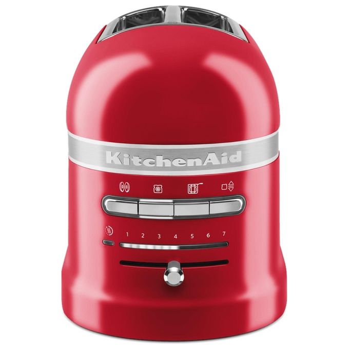 KitchenAid 5KMT2204E Artisan Tostapane 2 Fette 7 Livelli Doratura Funzione Scongelamento Mantenimento Caldo Porta Sandwich Incluso colore Rosso imperiale