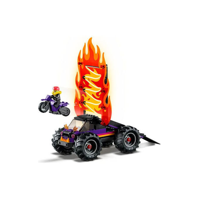 LEGO 60339 Arena delle acrobazie Set da costruzione 598 pezzi 7 minifigure colore Multicolore