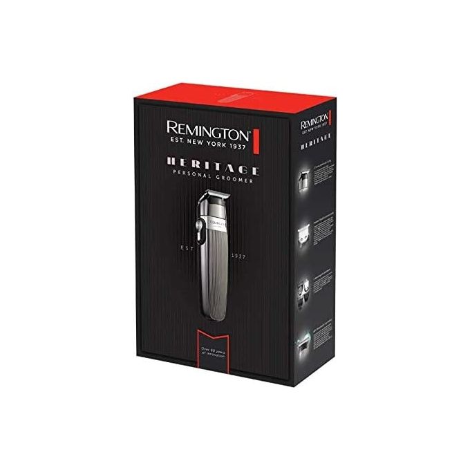 Remington Grooming Kit Regolabarba e Corpo Heritage Pg9100 Design Elegante Nero