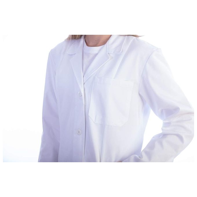 Camice Bianco - Cotone-Poliestere - Donna - Taglia M 1 pz
