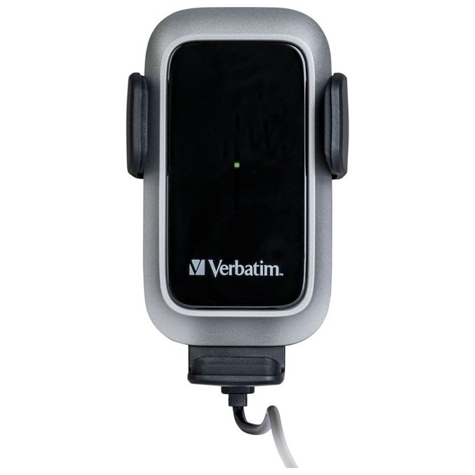 Verbatim Fast Qi Fast Wireless Car Caricabatterie USB-C 15W FWC-03 Pro