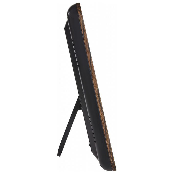 TFA-Dostmann 60.010700 Sveglia digitale con temperatura interna e esterna -10°C a +50°C indicazione giorno della settimana frequenza 433 MHz colore Legno