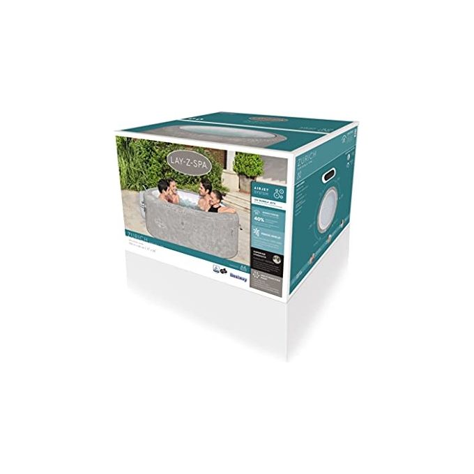 Bestway 60065 Vasca Idromassaggio Zurich Tonda 180x66cm