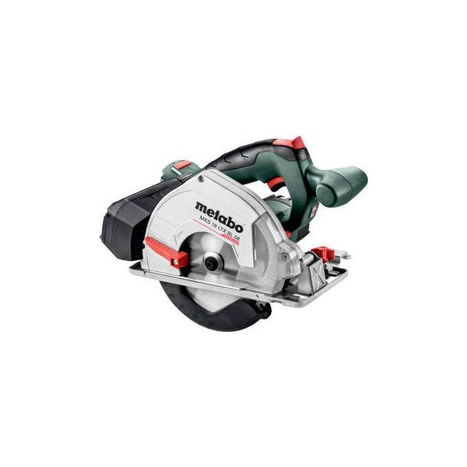 Metabo 600773840 MKS 18 LTX BL 58 Sega Circolare a Batteria Diametro Lama 16,5 cm Profondita' di Taglio 5,8 cm Motore Senza Spazzole Alimentazione 18 V colore Nero Verde Argento