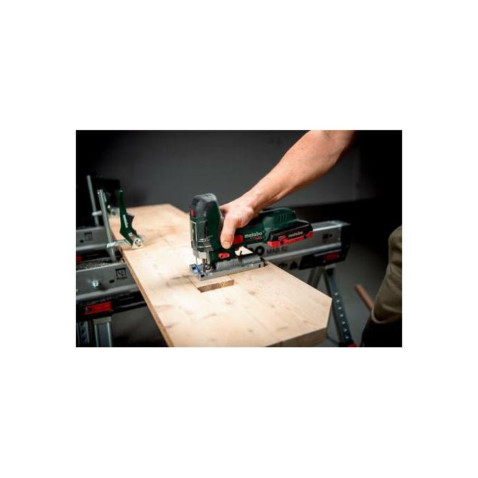Metabo 601054850 ST 18 LT seghetto elettrico 18 V batteria LiHD motore senza spazzole 3500 spm colore Nero Giallo
