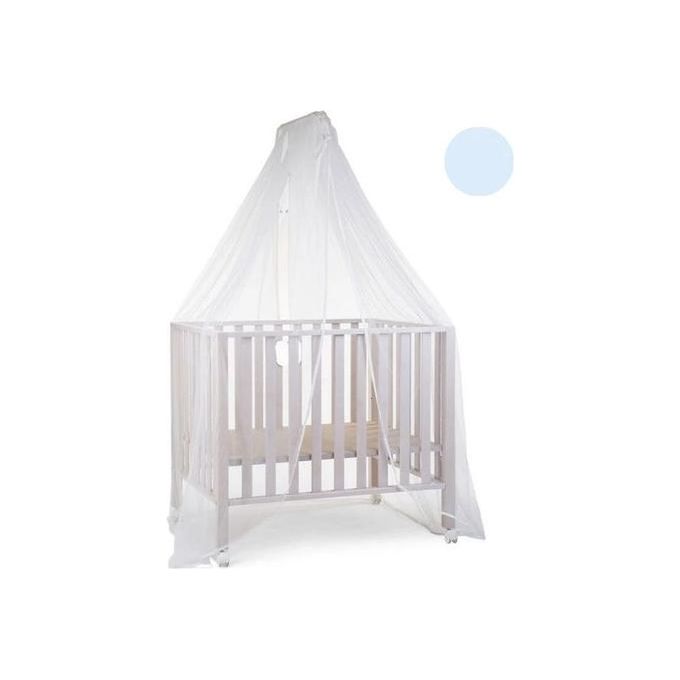 Baby Idea Zanzariera con Asta Tulle Bianco-Azzurro