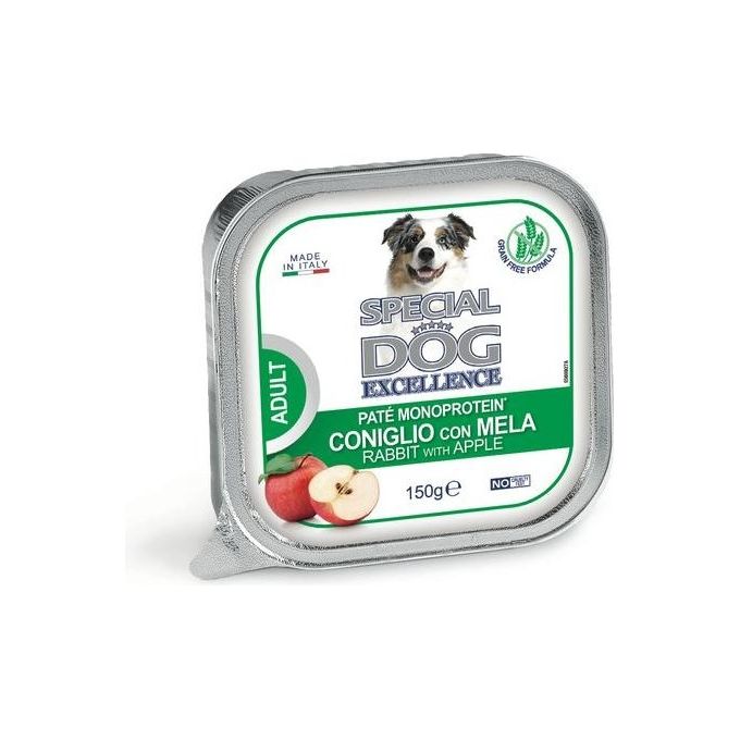 Monge Alimento Cani Pate' Coniglio-Mela 150gr