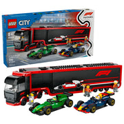 LEGO City Formula 1 Autotrasportatore F1 con monoposto RB20 e AMR24 F1 60445