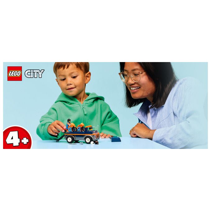 LEGO, Trasportatore di Moto 60491, City, per Bambini dai 4 Anni