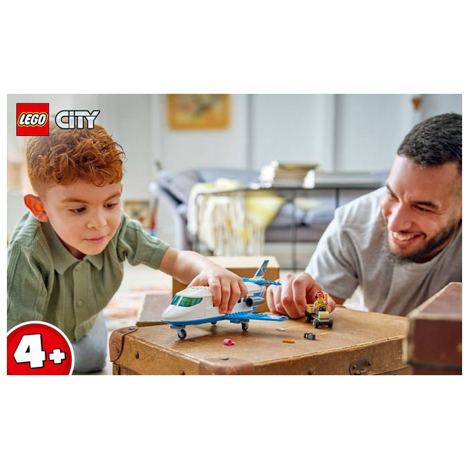 Lego 60492 City Jet Passeggeri Set Costruzioni 118 Pezzi 4 Minifigure per Bambini 4 Anni