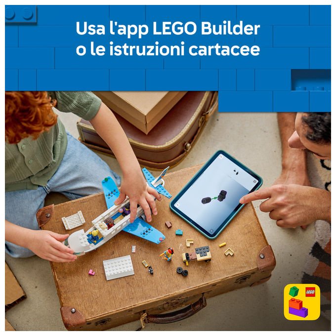 Lego 60492 City Jet Passeggeri Set Costruzioni 118 Pezzi 4 Minifigure per Bambini 4 Anni