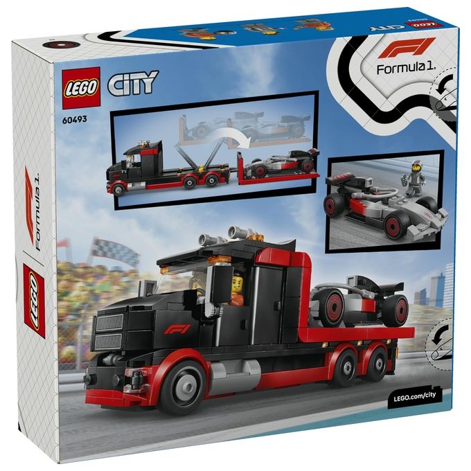 LEGO, Camion Display F1 con Auto da Corsa Audi F1, 508 Pezzi