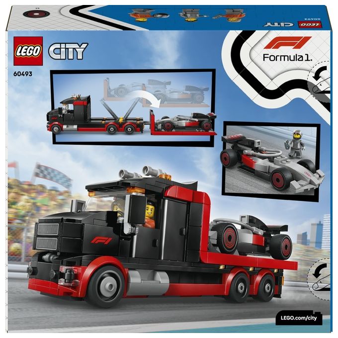 LEGO, Camion Display F1 con Auto da Corsa Audi F1, 508 Pezzi