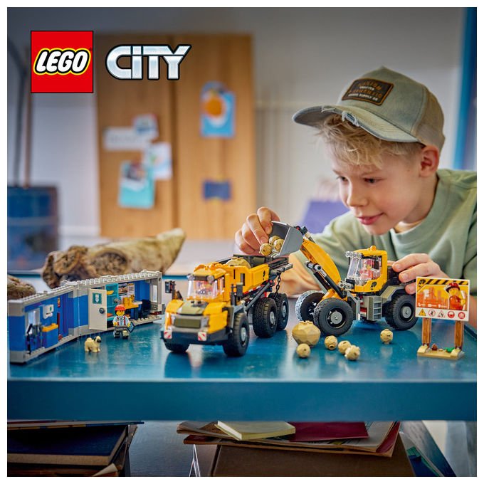 Lego 60494 City Camion Ribaltabile e Pala Meccanica Set Costruzioni 1132 pezzi 3 Minifigure da 8 anni