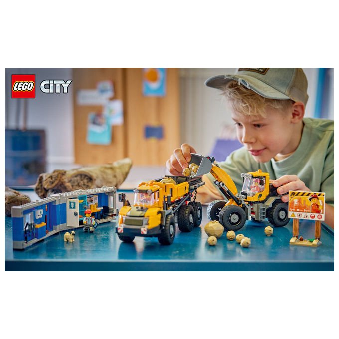 Lego 60494 City Camion Ribaltabile e Pala Meccanica Set Costruzioni 1132 pezzi 3 Minifigure da 8 anni