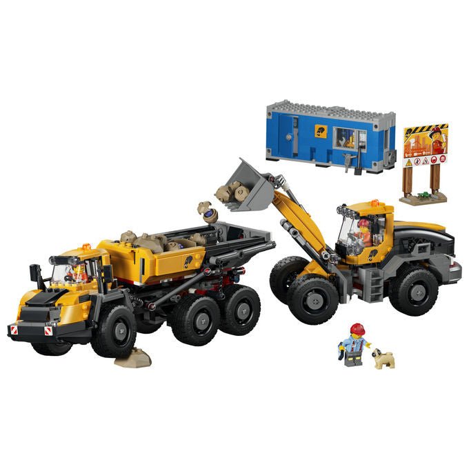 Lego 60494 City Camion Ribaltabile e Pala Meccanica Set Costruzioni 1132 pezzi 3 Minifigure da 8 anni