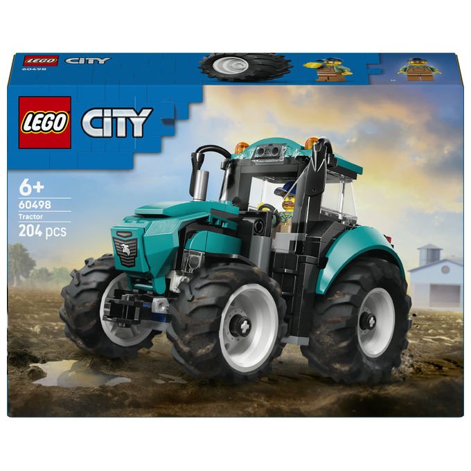 LEGO, Trattore City 60498, Set costruzioni per bambini dai 6 anni