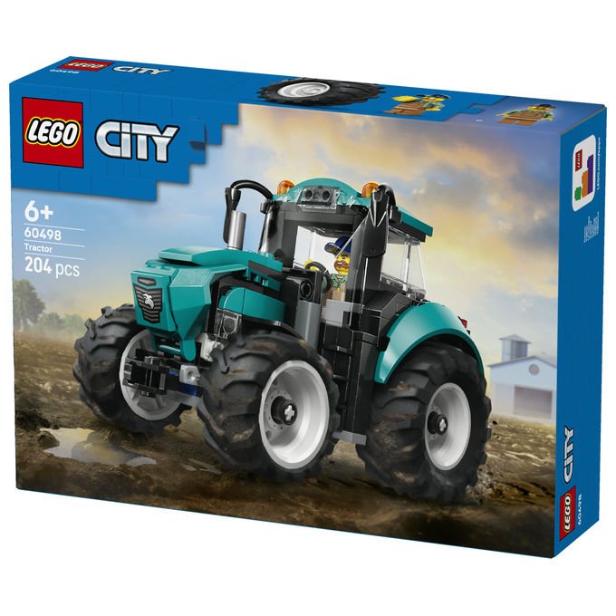 LEGO, Trattore City 60498, Set costruzioni per bambini dai 6 anni