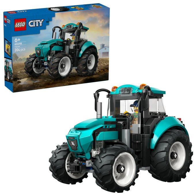LEGO, Trattore City 60498, Set costruzioni per bambini dai 6 anni