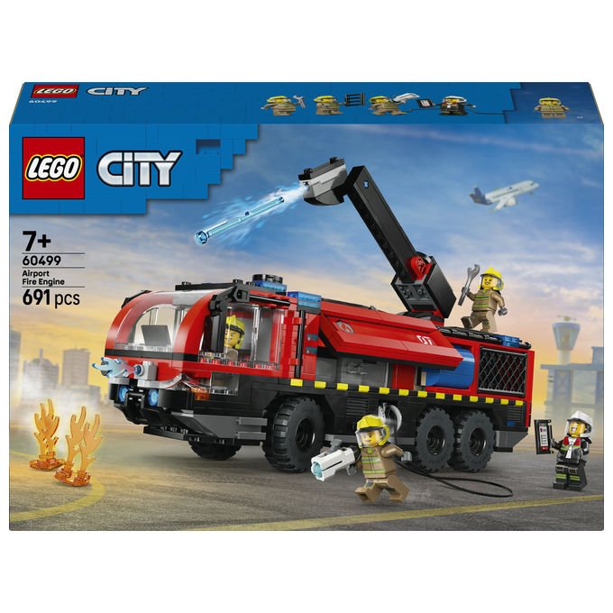 Lego, Autopompa dell'Aeroporto, City, Set Costruibile, 60499